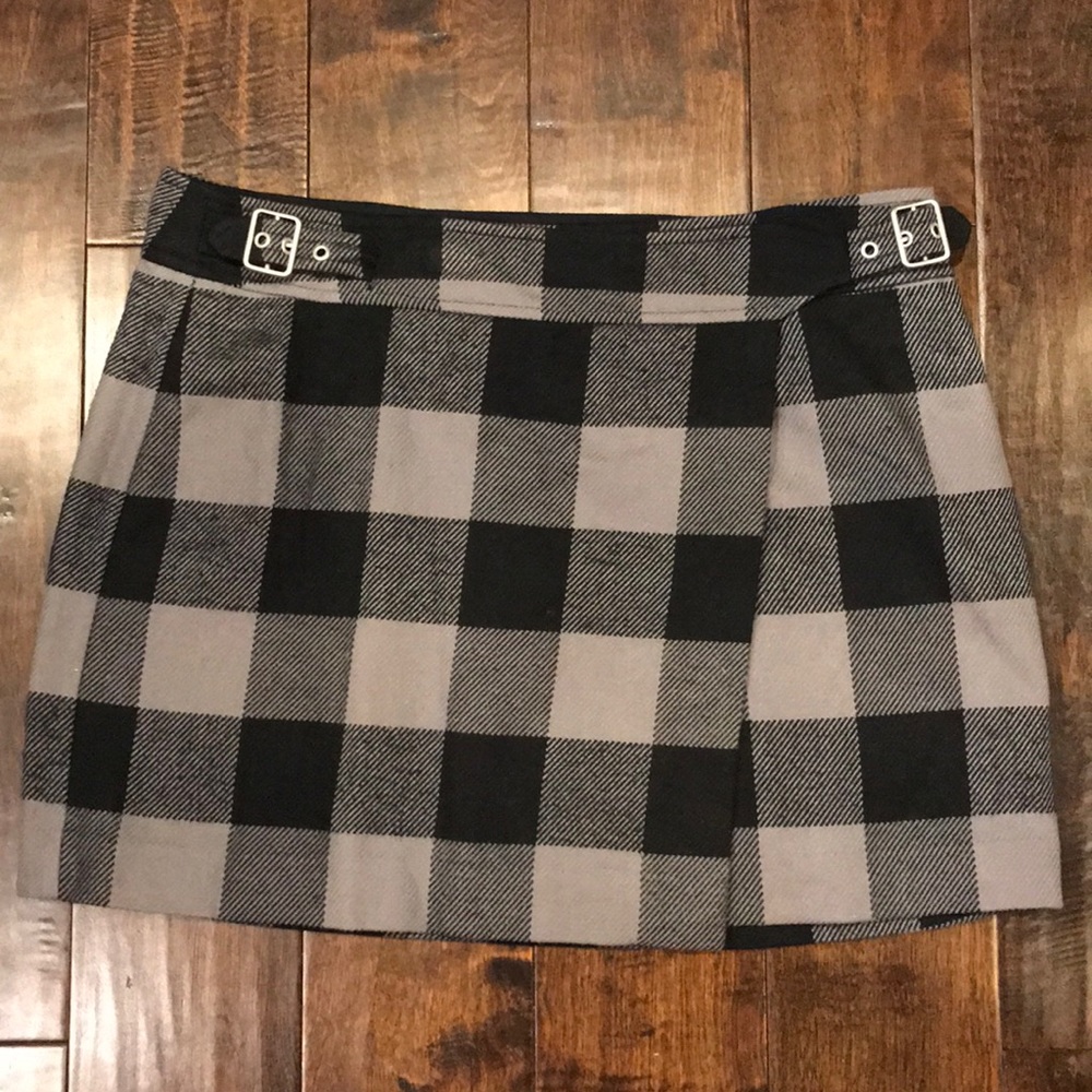 GAP Plaid Wrap Skirt